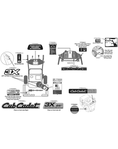Label Map 31ah55ta710 Diagram and Parts List for 3X26-INCH31AH55TA (31AH55TA710)(2015) Cub Cadet Snow Blower